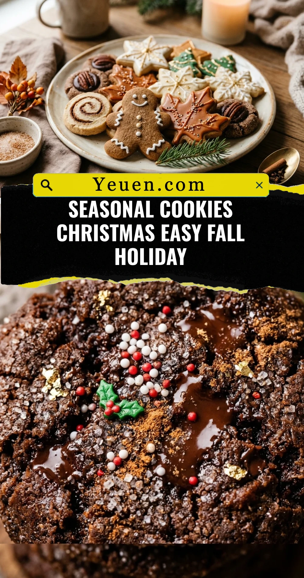 Seasonal Cookies Christmas Easy Fall Holiday