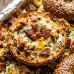 Sheet Pan Bagels Breakfast Easy Brunch Feed A Crowd