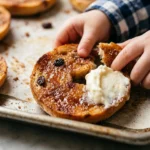 Sheet Pan Bagels With Cinnamon Sugar And Cream Cheese Kids
