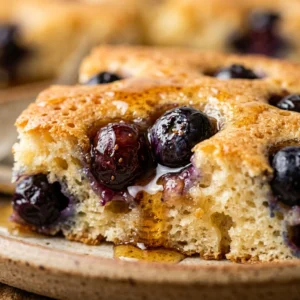 Sheet Pan Blueberry Pancakes Fluffy No Flip Family