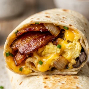 Sheet Pan Breakfast Burritos With Bacon And Cheese Freezer