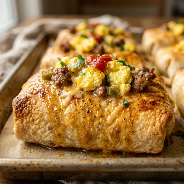 Sheet Pan Breakfast Chimichangas Freezer Meal Prep Feeds 8