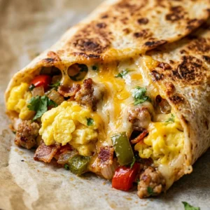 Sheet Pan Breakfast Quesadilla Burritos With Cheese And Eggs Easy