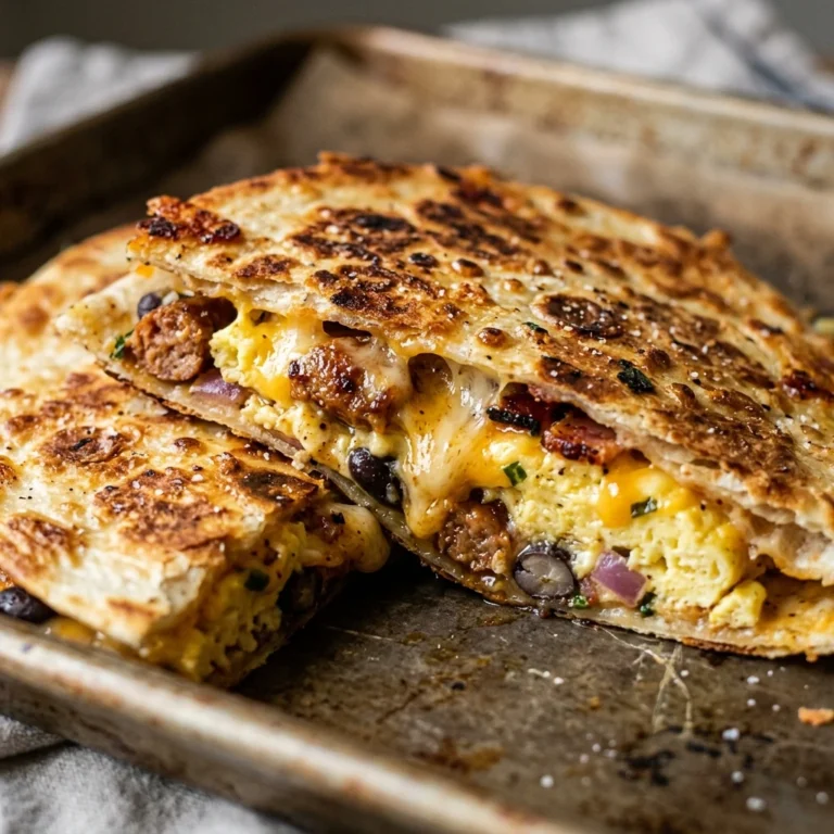 Sheet Pan Breakfast Quesadillas Freezer Meal Prep
