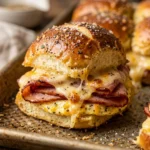 Sheet Pan Breakfast Sliders With Ham And Cheese Feeds 12