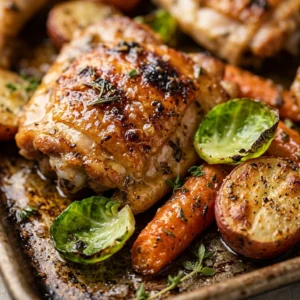 Sheet Pan Chicken Christmas Dinner Easy Budget Feed Crowd