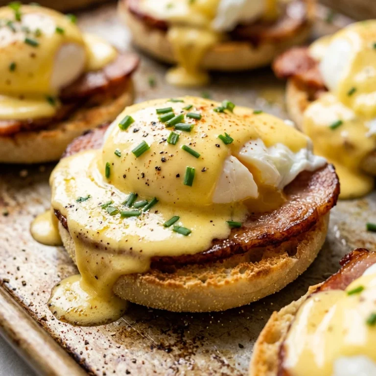 Sheet Pan Eggs Benedict Breakfast Feeds 12 Easy