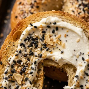 Sheet Pan Everything Bagels With Cream Cheese Easy Brunch