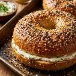 Sheet Pan Everything Bagels With Cream Cheese Easy Brunch