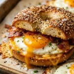 Sheet Pan Everything Bagels With Eggs Easy Brunch