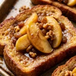 Sheet Pan French Toast With Apples And Cinnamon Fall Breakfast