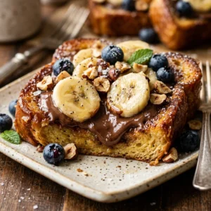 Sheet Pan French Toast With Nutella And Banana Feeds 8 Easy