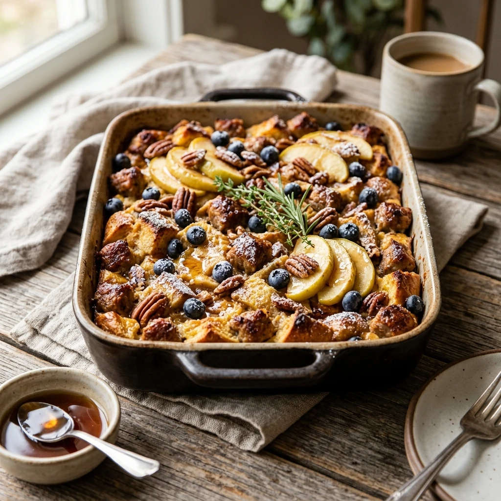 Sheet Pan French Toast With Sausage Dump And Bake