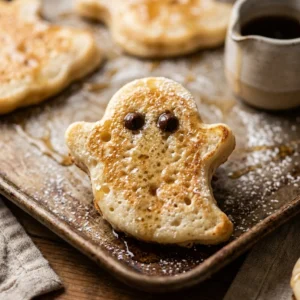 Sheet Pan Ghost Pancakes Halloween No Flip Family Breakfast