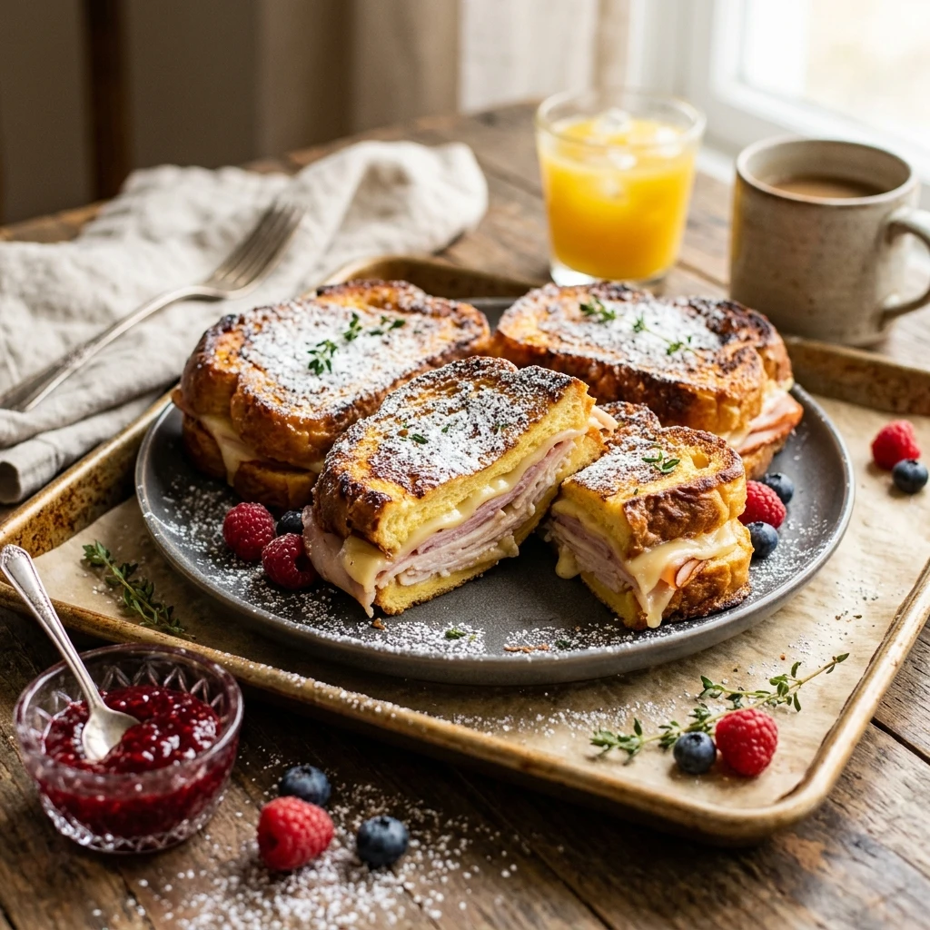Sheet Pan Monte Cristo Sandwiches Easy Brunch