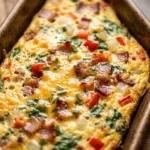 Sheet Pan Omelet Breakfast Feeds 12 No Flip