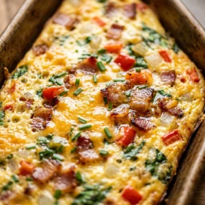 Sheet Pan Omelet Breakfast Feeds 12 No Flip