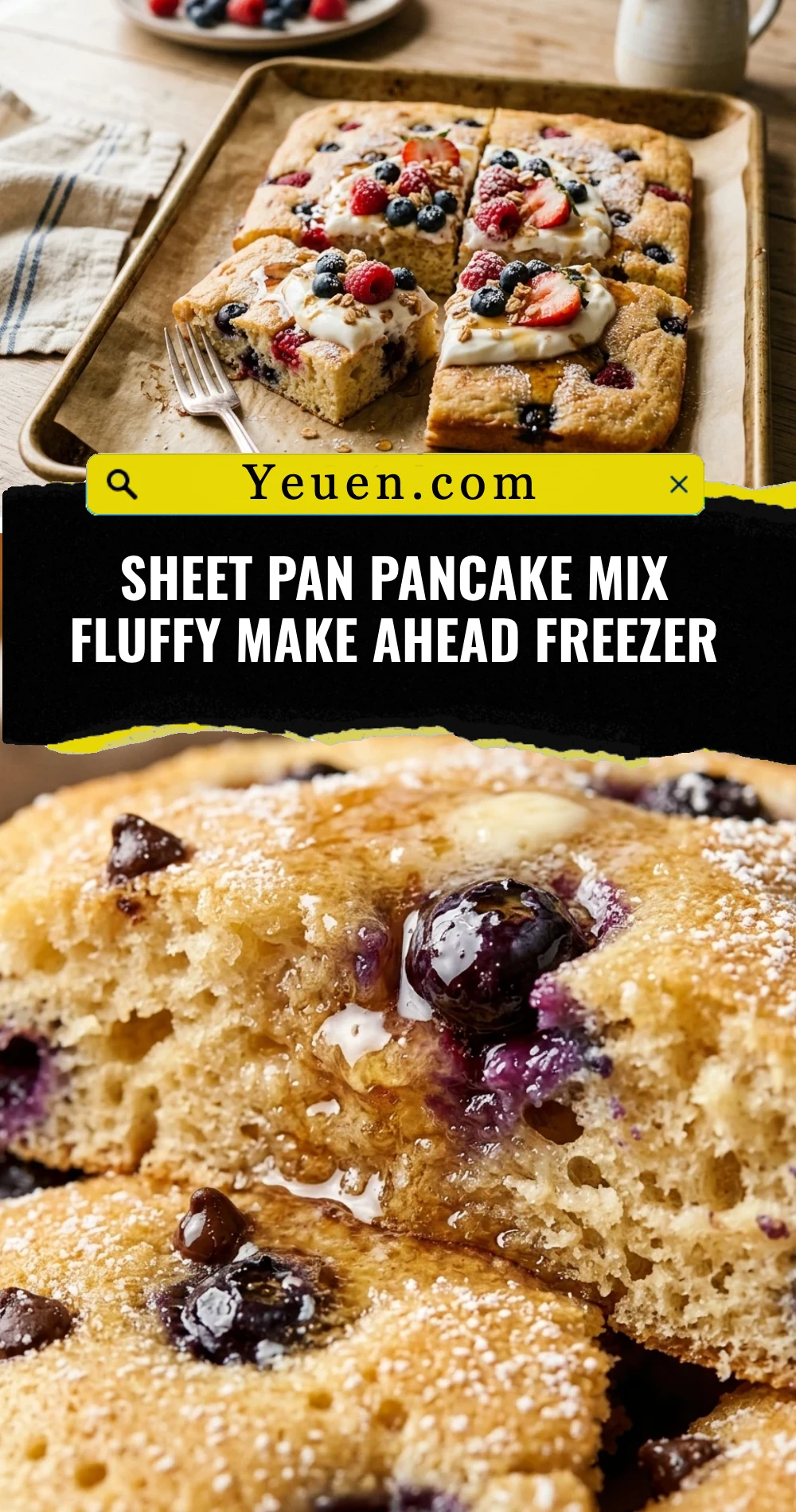 Sheet Pan Pancake Mix Fluffy Make Ahead Freezer