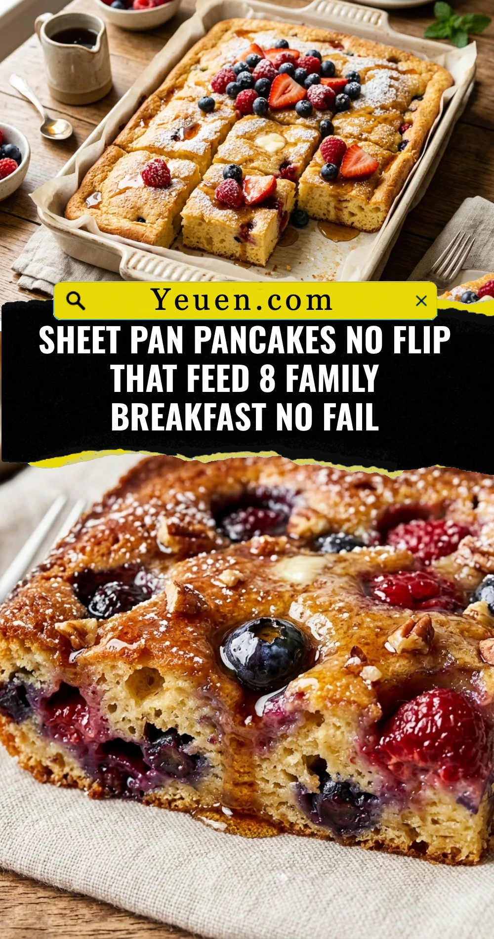 Sheet Pan Pancakes No Flip That Feed 8 Family Breakfast No Fail