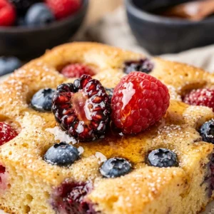 Sheet Pan Pancakes With Berries Family Feeds 8 No Flip