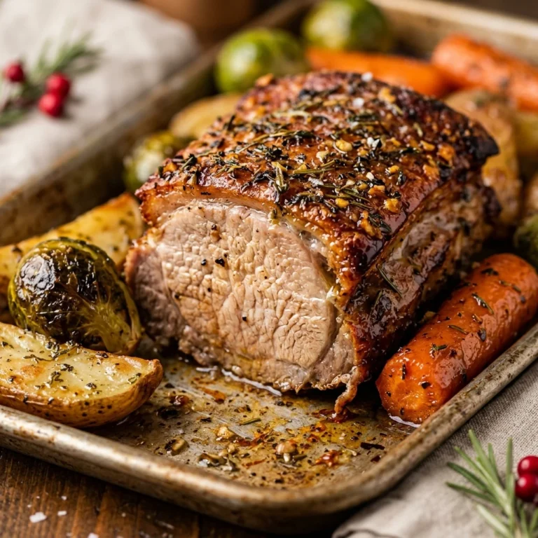 Sheet Pan Pork Christmas Dinner Easy Budget Feed Crowd