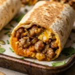 Sheet Pan Pumpkin Breakfast Burritos With Sausage Fall Meal Prep