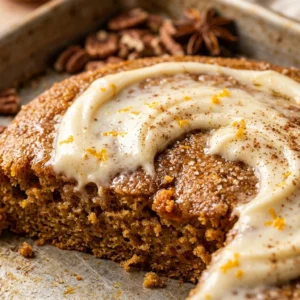 Sheet Pan Pumpkin Spice Pancakes With Cream Cheese Swirl Fall