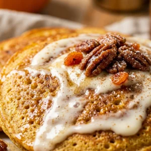 Sheet Pan Pumpkin Spice Pancakes With Cream Cheese Swirl Fall