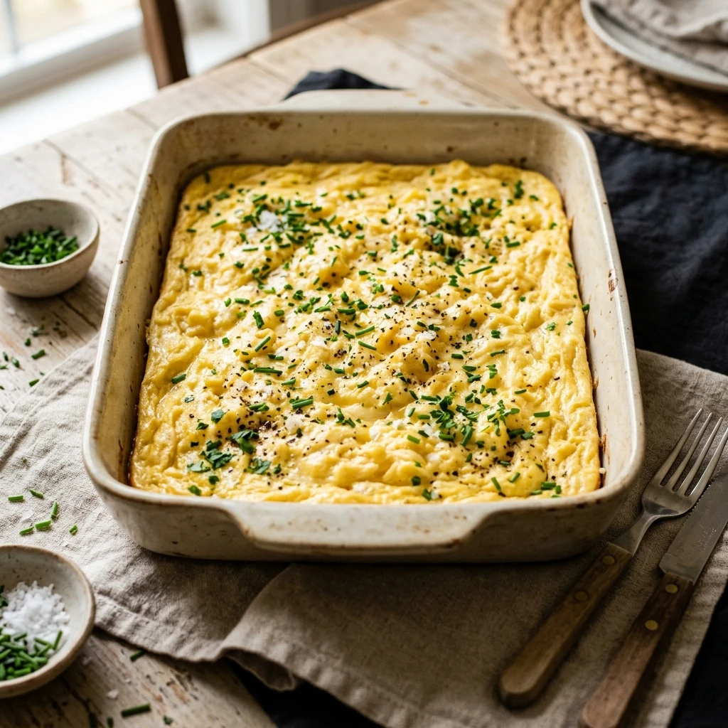 Sheet Pan Scrambled Eggs That Feed 12 No Stirring Easy