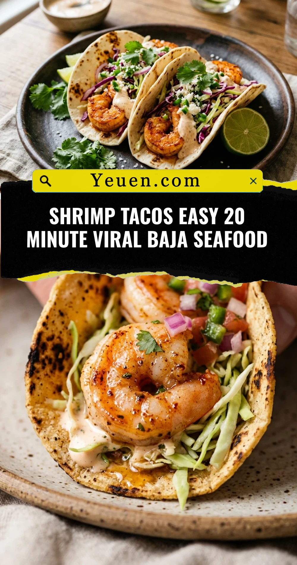 Shrimp Tacos Easy 20 Minute Viral Baja Seafood