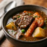 Slow Cooker High Protein Beef Stew Winter Cozy
