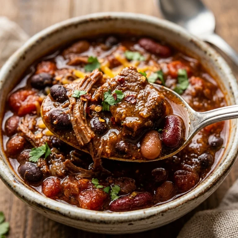 Slow Cooker High Protein Chili 30g Protein Winter