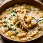 Slow Cooker High Protein White Chicken Chili 30g