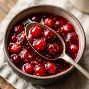 Small Batch Cranberry Sauce For 2
