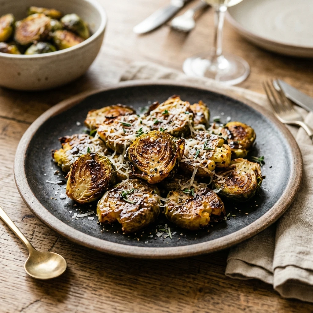 Smashed Brussels Sprouts Crispy Roasted Viral