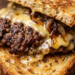Smashed Burger Patty Melt Crispy Viral