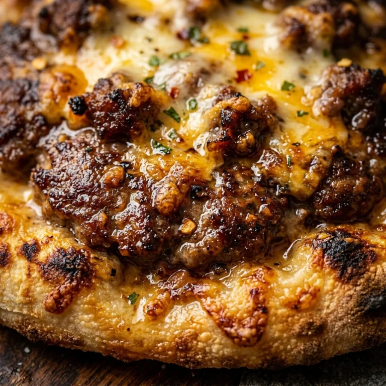 Smashed Burger Pizza Crispy Viral