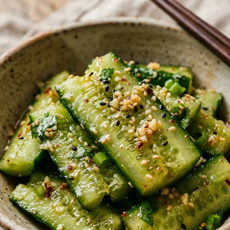 Smashed Cucumber Noodles Viral TikTok Low Carb