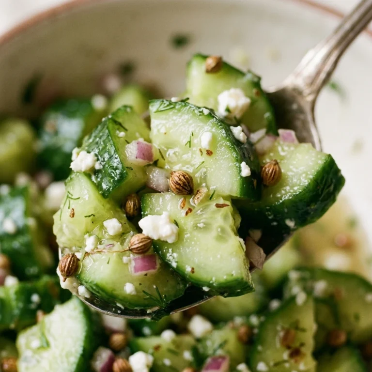 Smashed Cucumber Salad Mediterranean Viral High Protein
