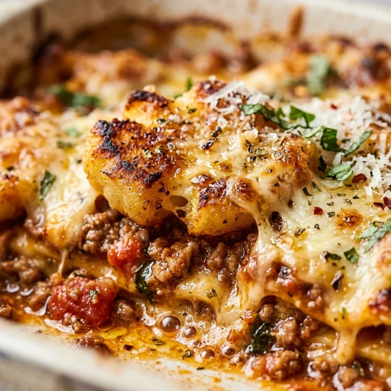 Smashed Gnocchi Lasagna Crispy Layered No Boil