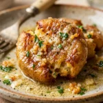 Smashed Gnocchi With Garlic Butter Parmesan Crispy