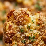 Smashed Potatoes With Parmesan Crispy Viral