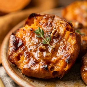 Smashed Sweet Potato Bites Crispy Fall
