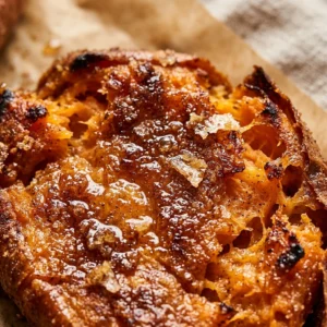 Smashed Sweet Potatoes Crispy Air Fryer Brown Sugar Cinnamon Fall Viral