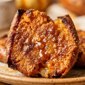 Smashed Sweet Potatoes Crispy With Cinnamon Sugar Fall Viral Air Fryer Extra