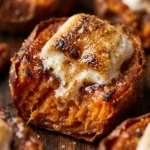 Smashed Sweet Potatoes Crispy With Marshmallow Fall