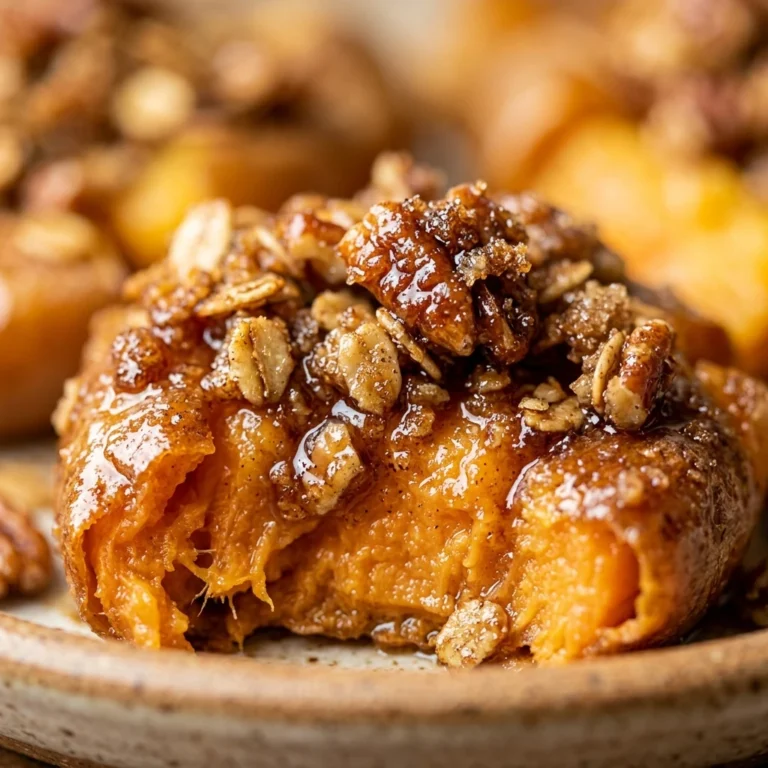 Smashed Sweet Potatoes With Maple Cinnamon Crispy