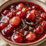 Spiced Cranberry Sauce With Cloves