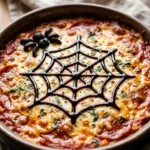 Spider Web Pizza Dip Dinner (No Kneading)