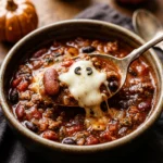 Spooky Chili Dinner Easy Halloween 15 Min Kid Approved Ghost Pizza
